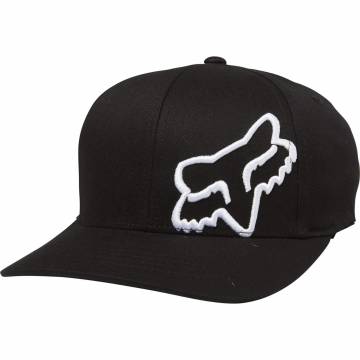 FOX Kinder Kappe Flex 45 | Flexfit | schwarz weiß | 58409-018 Youth