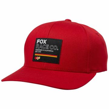 FOX Kinder Kappe Analog | Flexfit | rot | 25006-555 Youth Chili