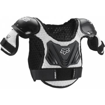 FOX Kinder Brustpanzer Pewee Titan Roost | grau schwarz | 06053-464 Kids