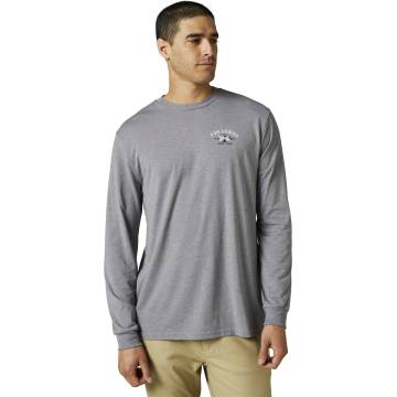 FOX Langarmshirt At Bay Tech | grau | 29060-185 Heather Graphite