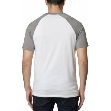 FOX T-Shirt Blocked Premium | weiß grau | 29093-001 SS Tee