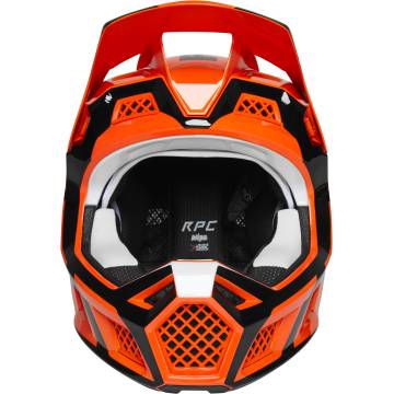FOX RPC MTB Downhill Helm Dvide | orange | 29347-824 Größe