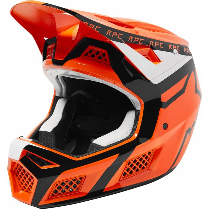 FOX RPC MTB Downhill Helm Dvide | orange | 29347-824 Flo Orange FOX RPC MTB Downhill Helm Dvide | orange | 29347-824 Flo Orange