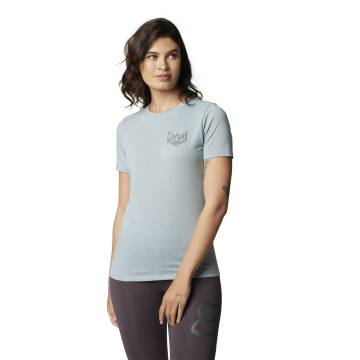 FOX Damen T-Shirt Caveaut Tech | hellblau | 30011-038 Gunmetal