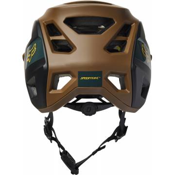 FOX Speedframe Pro MTB Helm Blocked | braun | 29414-512 Halbschalen Helm