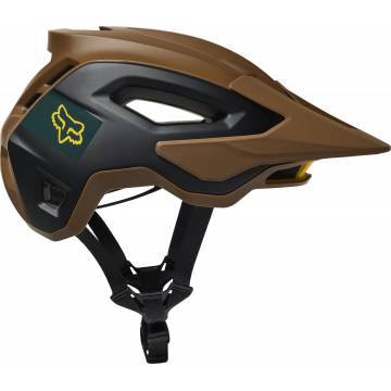 FOX Speedframe Pro MTB Helm Blocked | braun | 29414-512 Halbschale