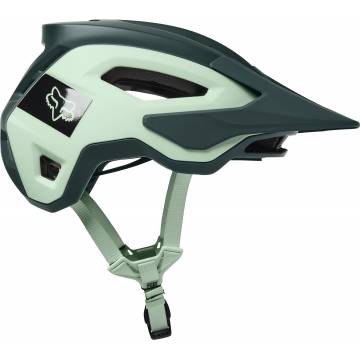 FOX Speedframe Pro MTB Helm Blocked | dunkelgrün | 29414-490 Sea Foam