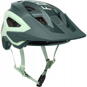 FOX Speedframe Pro MTB Helm Blocked | dunkelgrün | 29414-490