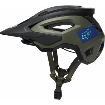 FOX Speedframe Pro MTB Halbschalenhelm Blocked | schwarz olivgrün | 29414-532