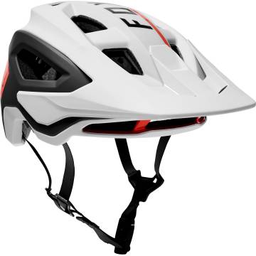 FOX Speedframe Pro MTB Helm Blocked | weiß schwarz | 29414-058