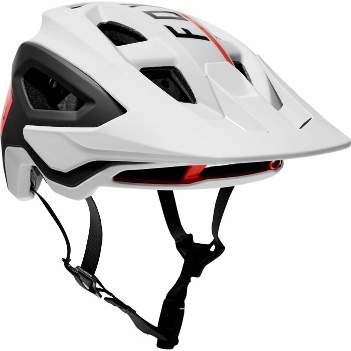 FOX Speedframe Pro MTB Helm Blocked | weiß schwarz | 29414-058