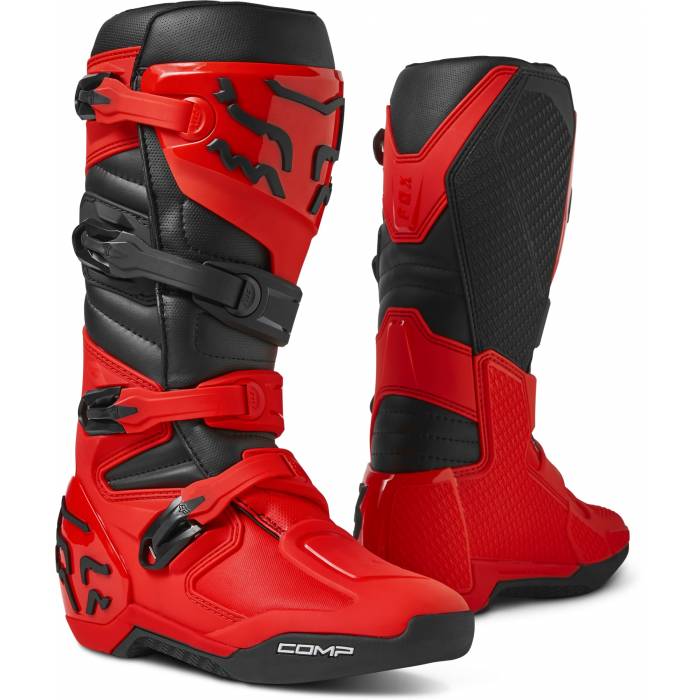 FOX Comp Motocross Stiefel | rot schwarz | 28373-110