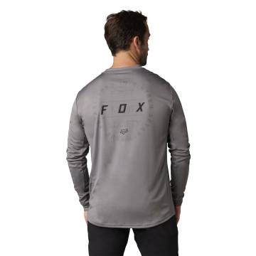 FOX MTB Jersey Ranger Font | langarm | grau | 30101-300 Dark Grey