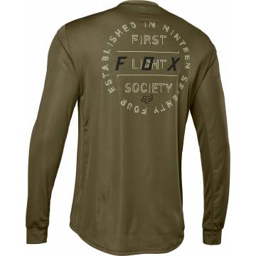 FOX MTB Jersey Ranger Font | langarm | olivgrün | 30101-099 Olive Green