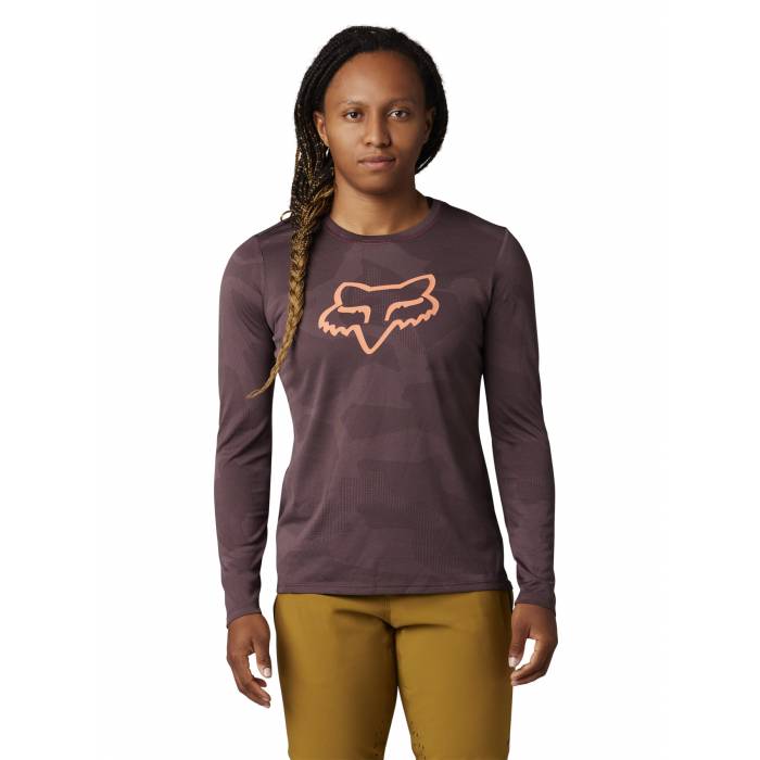 FOX Damen MTB Jersey Ranger TruDri | langarm | lila | 28969-299