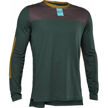 FOX MTB Jersey Defend Foxhead | langarm | dunkelgrün | 28988-294