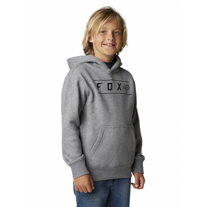 FOX Kinder Hoodie Pinnacle | grau | 28678-185 Youth