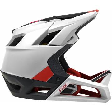 FOX Proframe MTB Helm Blocked | Black White | 29398-018