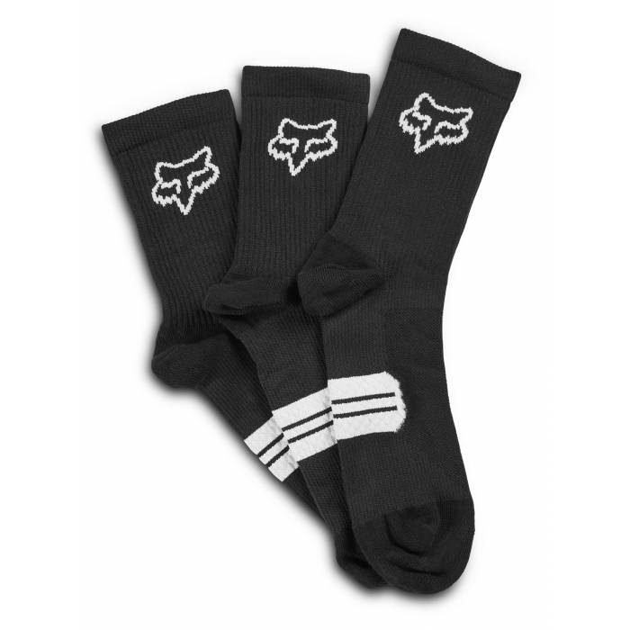 FOX MTB Socken Ranger 3er Pack | 6" | schwarz | 28947-001