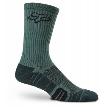 FOX MTB Socken Ranger Cushion | 8" | dunkelgrün | 29334-490