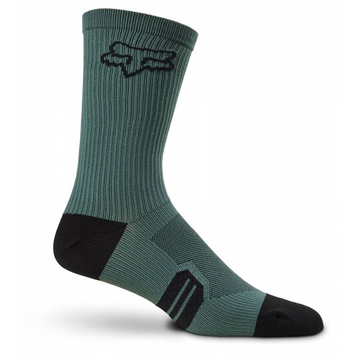 FOX MTB Socken Ranger | 8" | dunkelgrün | 29333-490