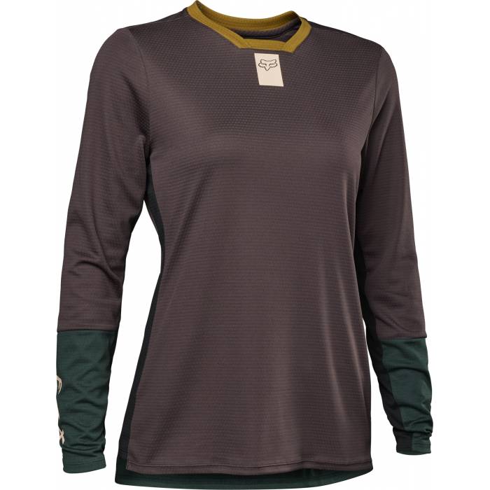 FOX Damen MTB Jersey Defend | langarm | dunkelviolett | 28968-602
