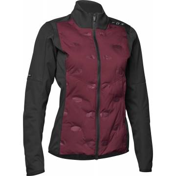 FOX MTB Damen Winterjacke Ranger Windbloc Fire | schwarz bordeaux | 28499-299