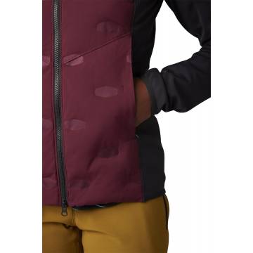 FOX MTB Damen Winterjacke Ranger Windbloc Fire | schwarz bordeaux | 28499-299 Größe L