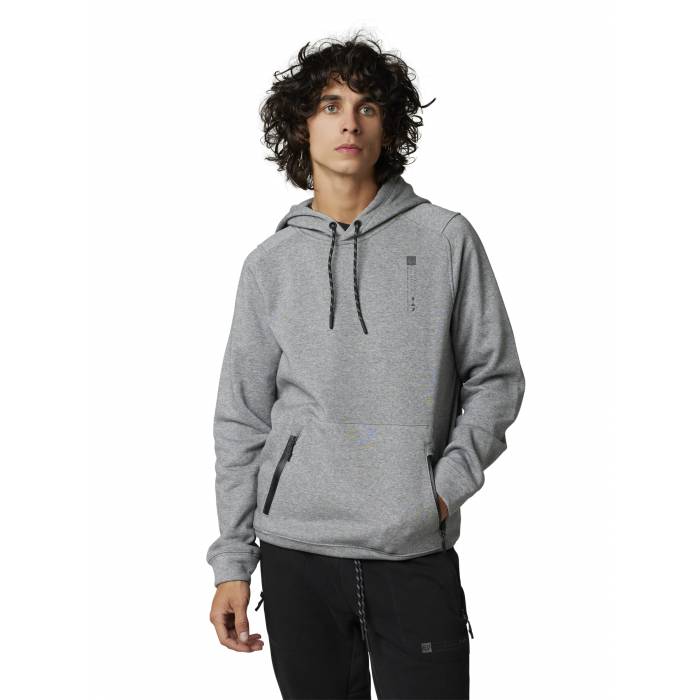 FOX Hoodie Base Over DWR | grau | 29846-185