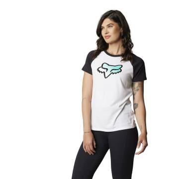 FOX Damen T-Shirt Fgmnt Raglan | Teal | 30270-176