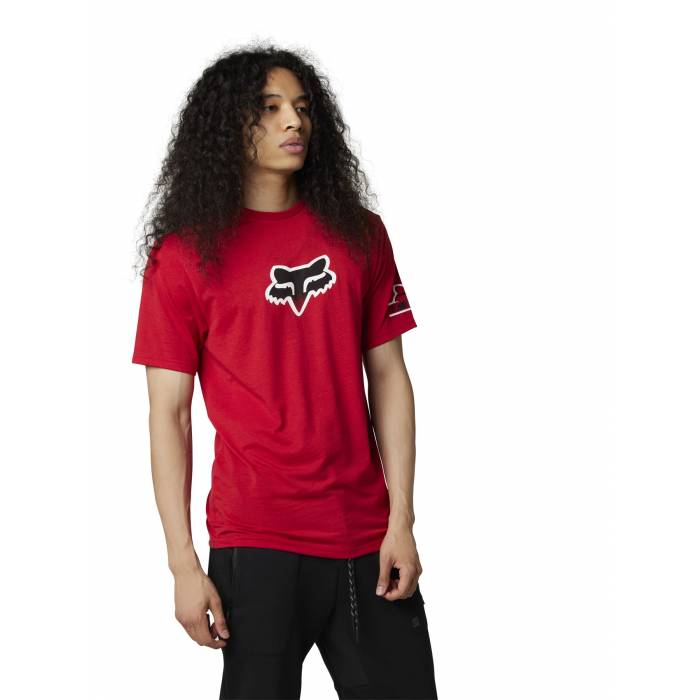 FOX Tech T-Shirt Vizen | rot | 29821-122