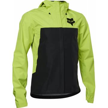 FOX MTB Regenjacke Ranger 2.5L Lunar| neongelb schwarz | 30254-130