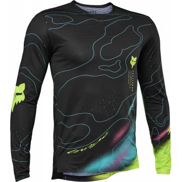 FOX MTB Jersey Flexair Lunar | langarm | schwarz | 30097-001