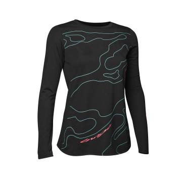 FOX Damen MTB Jersey Ranger Lunar DR | langarm | schwarz | 30338-001