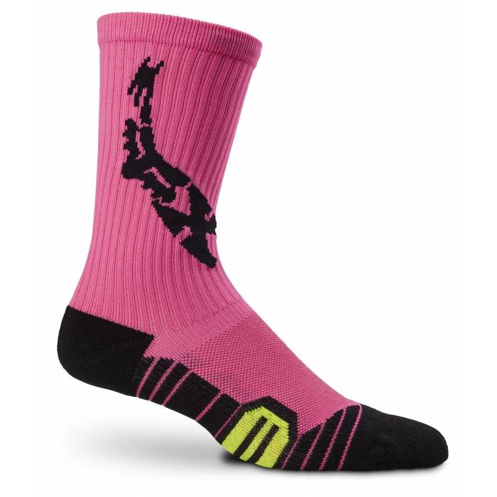 FOX Damen MTB Socken Ranger Lunar | 8" | pink