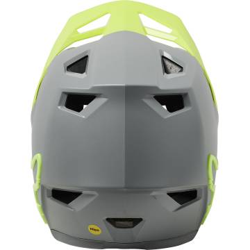 FOX Rampage MTB Downhill Helm Ceshyn | grau gelb | 29864-006 Größe L