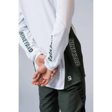 NINEYARD MTB Jersey | PREMIUM. Bamboo Tech Longsleeve| langarm | weiß | N22M015