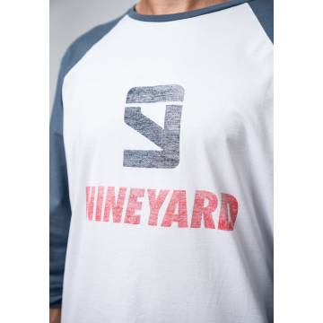 NINEYARD | RED. Baseball Longsleeve| 3/4 Arm | weiß | N23M045