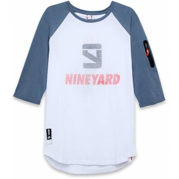 NINEYARD | RED. Baseball Longsleeve| 3/4 Arm | weiß | N23M045