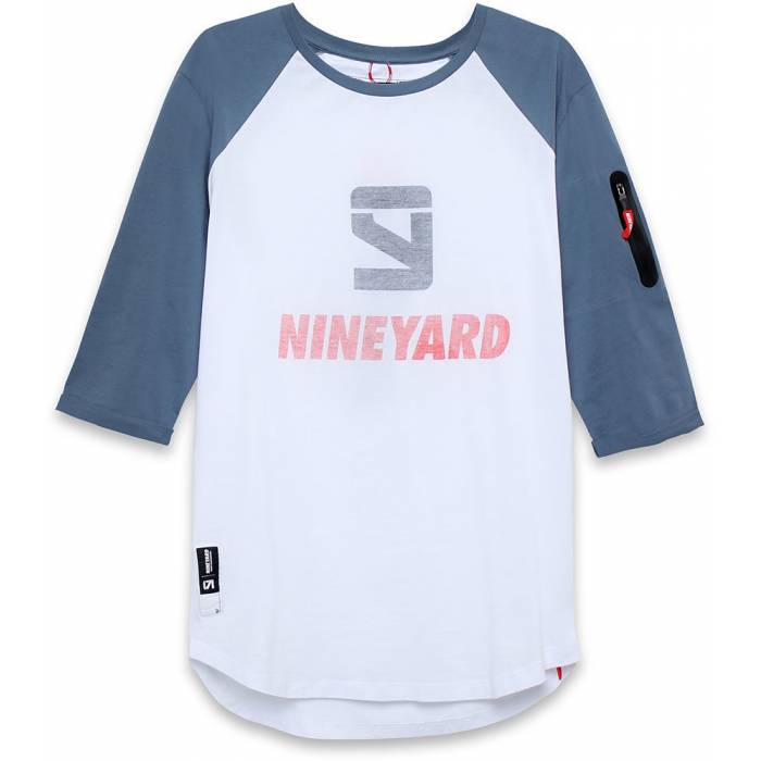 NINEYARD | RED. Baseball Longsleeve| 3/4 Arm | weiß | N23M045