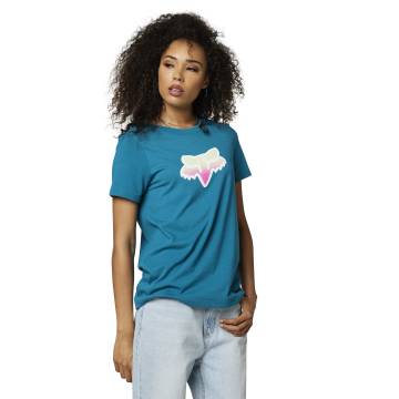 FOX Damen T-Shirt Vizen | blau | 30007-551