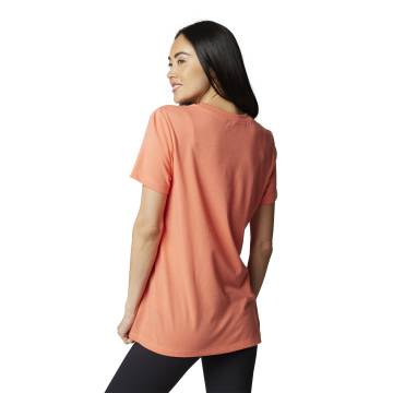 Womens SS Tee Unlearned | orange | 30014-153