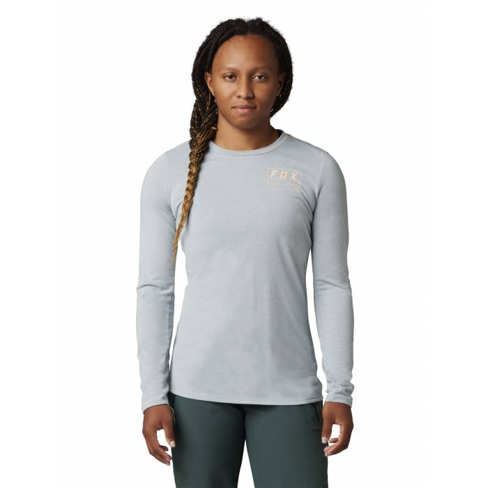 FOX MTB Damen Jersey Ranger DR | langarm | hellblau | 29928-038