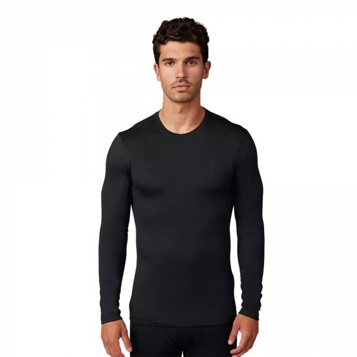 FOX Thermoshirt Tecbase Fire | langarm | schwarz | 29574-001