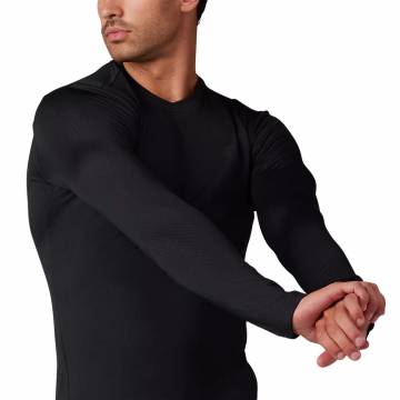 FOX Thermoshirt Tecbase Fire | langarm | schwarz | 29574-001 Größe M