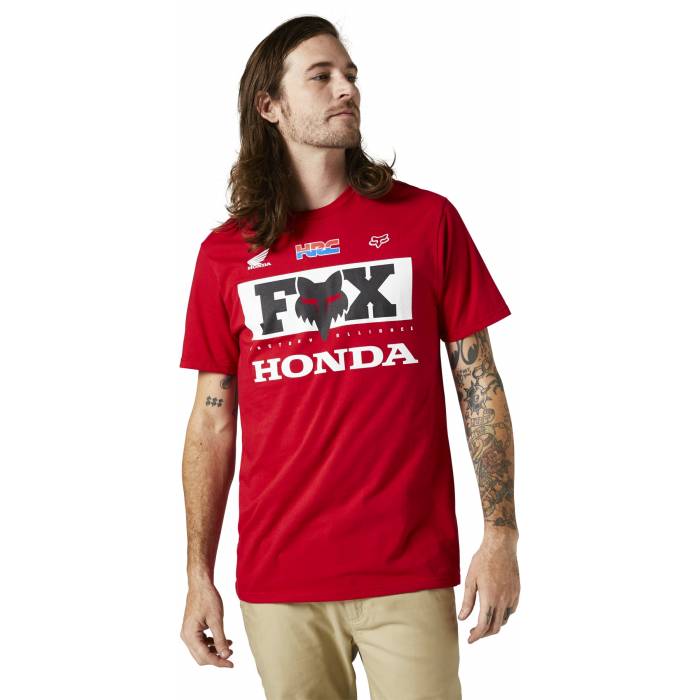 FOX T-Shirt Honda Premium | rot | 29004-122