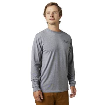 FOX Langarmshirt Out and About Tech | grau | 29813-185