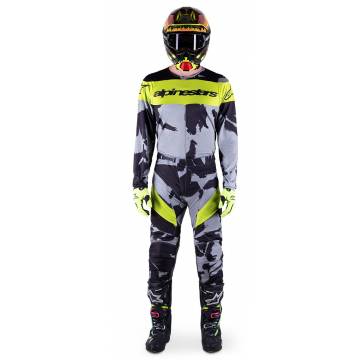 ALPINESTARS Racer Tactical Pants | grau camo / gelb | 33721223-9255 | cast gray camo / yellow fluo