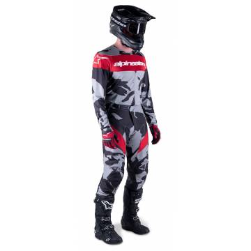 ALPINESTARS Racer Tactical Pants | grau camo / marsrot | 3721223-9228 | cast gray camo / mars red
