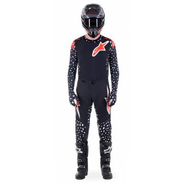 ALPINESTARS Supertech North Pants | schwarz neonrot | 3760523-1397 | black / neon red